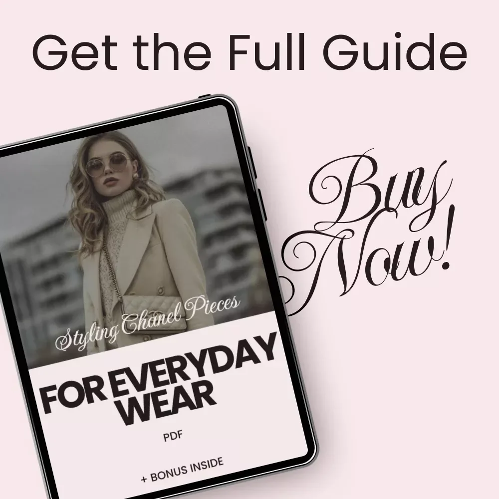 Styling Chanel Pieces for Everyday Wear – A Practical Guide on how to style chanel items casually, Casual Luxury Outfit Ideas, Everyday Chic Fashion eBook