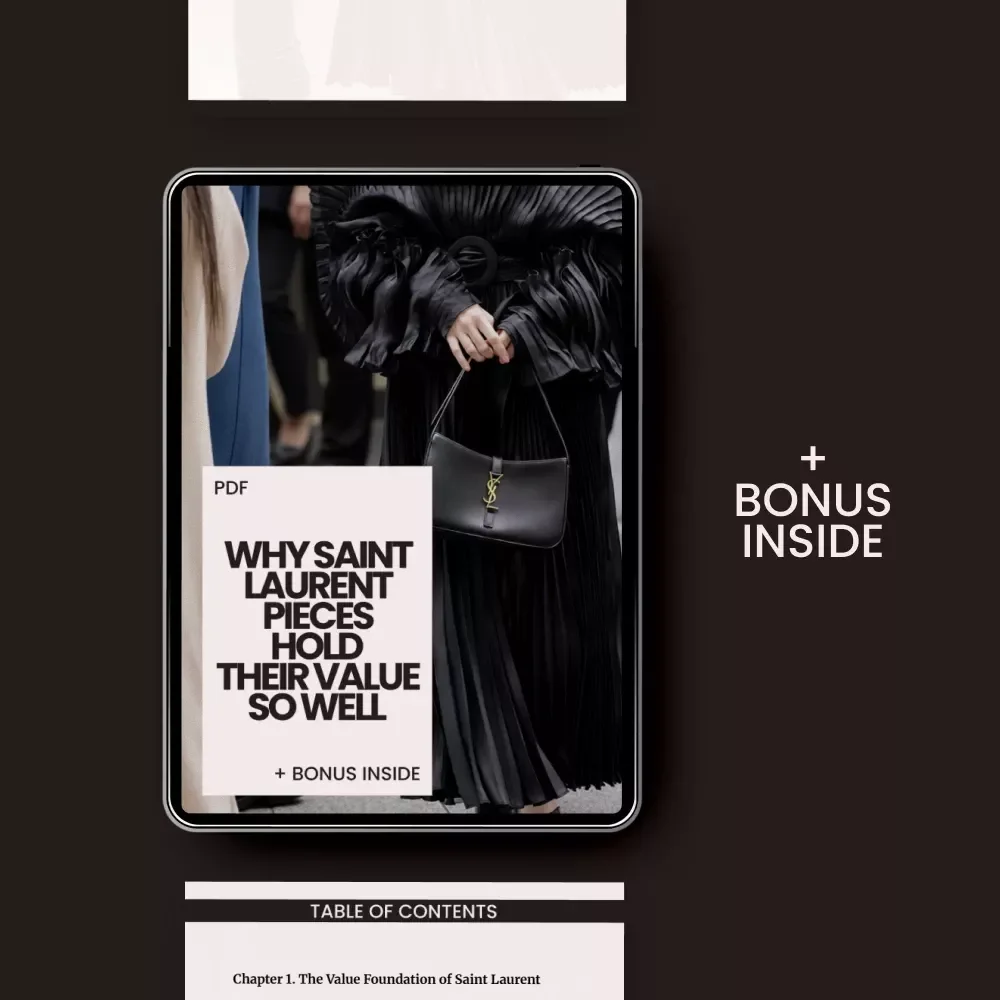 Why Saint Laurent Pieces Hold Their Value So Well - A Comprehensive Guide to Saint Laurent's Timeless Appeal