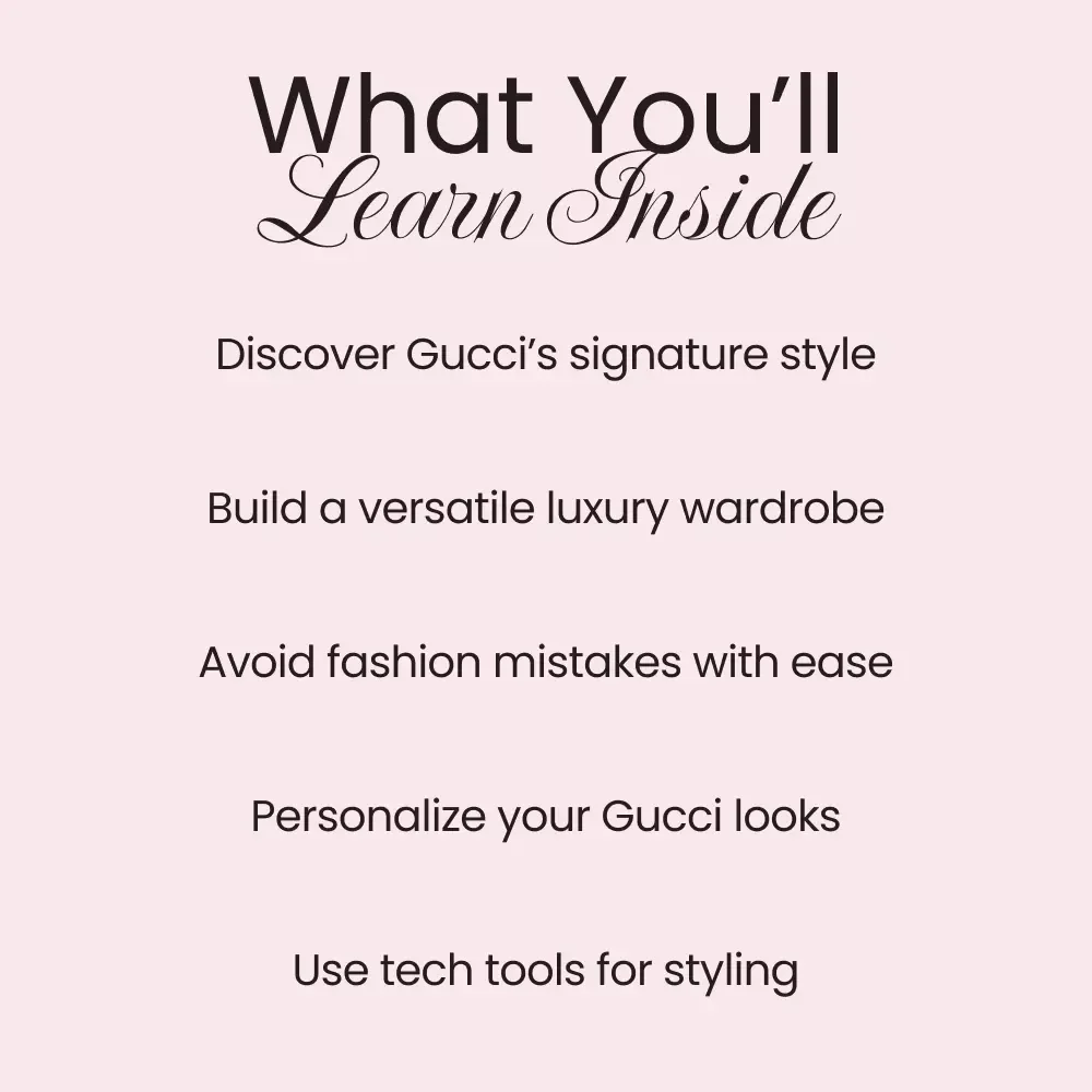 Gucci Every Day: Effortless Luxury for Your Wardrobe - The Ultimate Gucci Style Guide for Everyday Wear