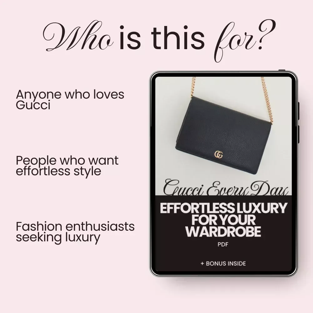 Gucci Every Day: Effortless Luxury for Your Wardrobe - The Ultimate Gucci Style Guide for Everyday Wear
