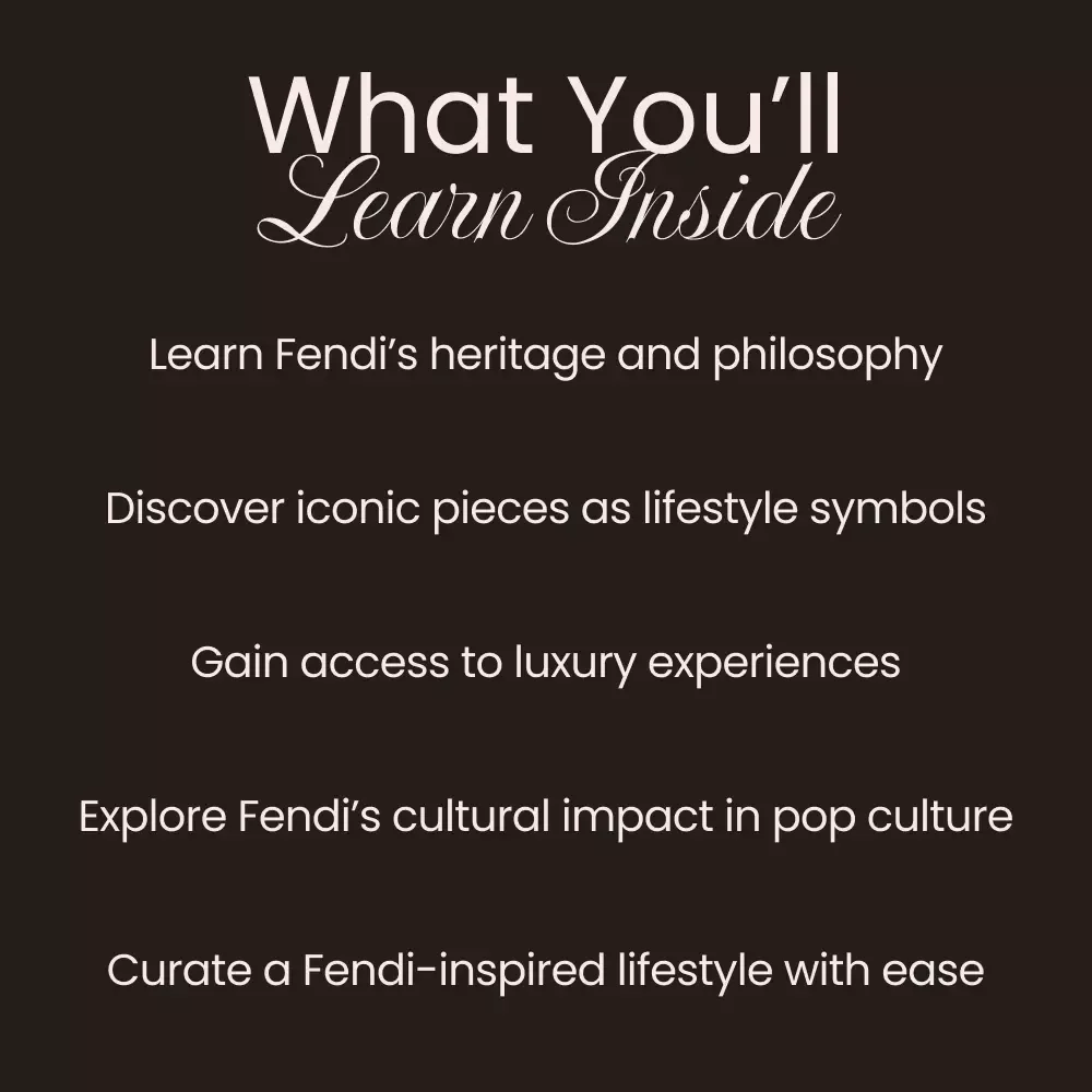 Living the Fendi Way: How Luxury Becomes Lifestyle – eBook on Fendi’s Connection to Lifestyle