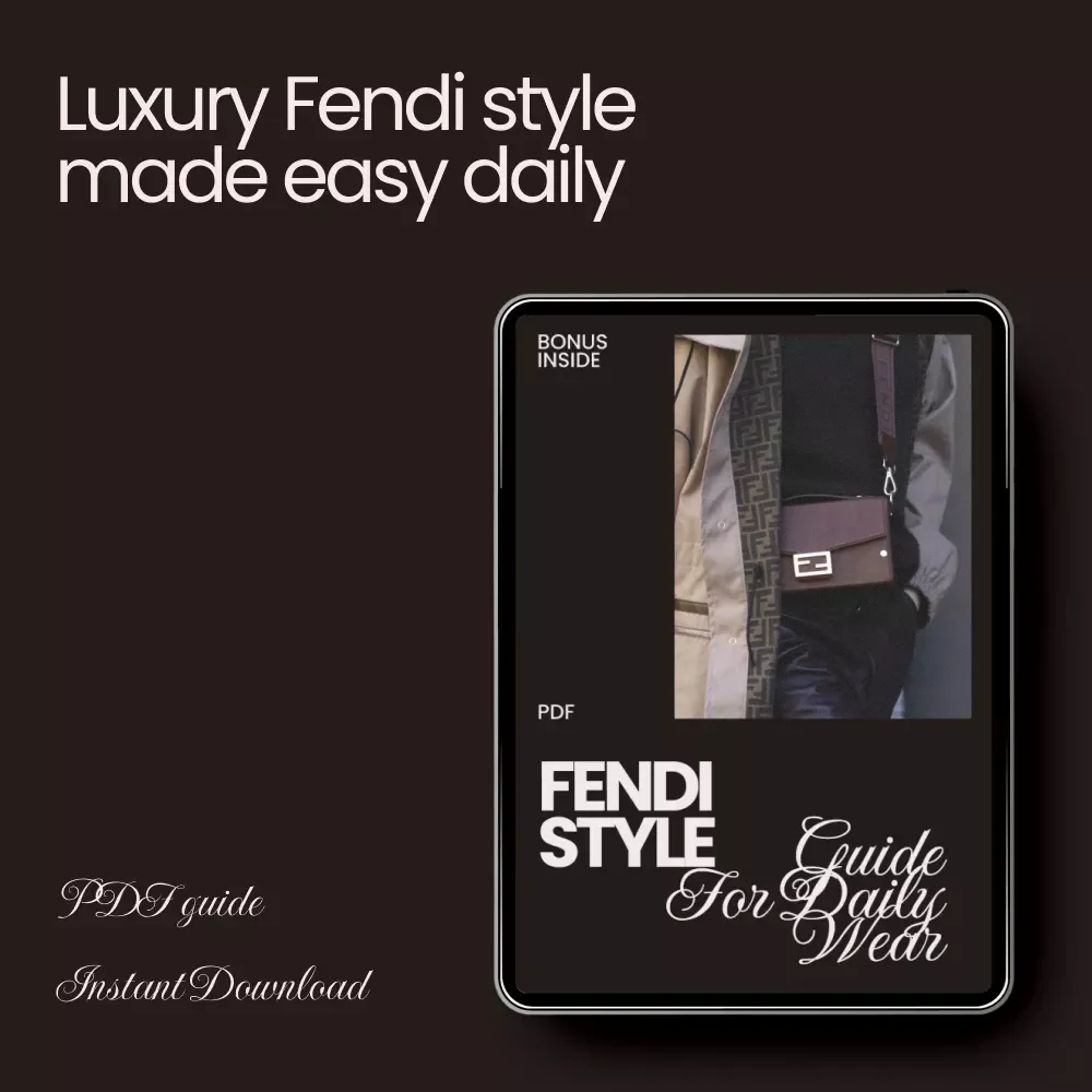 Fendi Style Guide for Daily Wear: Elevate Your Everyday Looks with Fendi Fashion Essentials