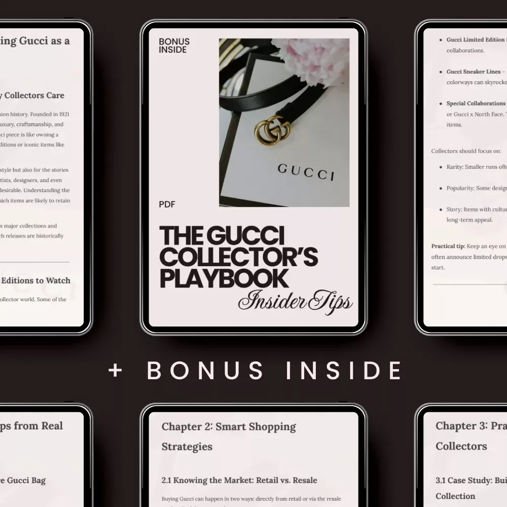 The Gucci Collector’s Playbook: Insider Tips – Ultimate Guide with Gucci Shopping Tips for Collectors, Luxury Resale Strategy & Investment Insights