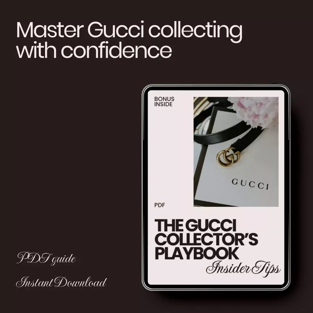 The Gucci Collector’s Playbook: Insider Tips – Ultimate Guide with Gucci Shopping Tips for Collectors, Luxury Resale Strategy & Investment Insights