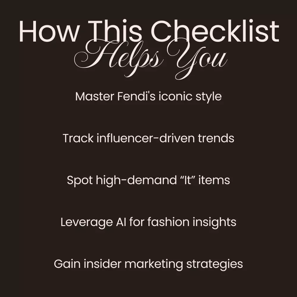 Why Fendi Is Popular: Fashion Insider Checklist - Discover the Secrets Behind Fendi's Success