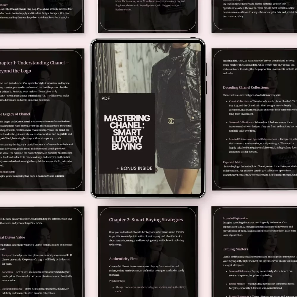 Mastering Chanel: Smart Luxury Buying Guide – How to Buy Chanel Smarter
