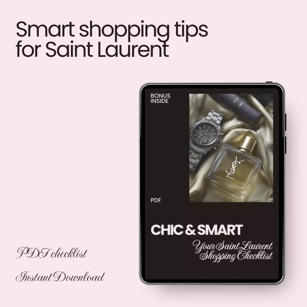 Chic & Smart: Your Saint Laurent Shopping Checklist – How to Buy Saint Laurent Without Overpaying