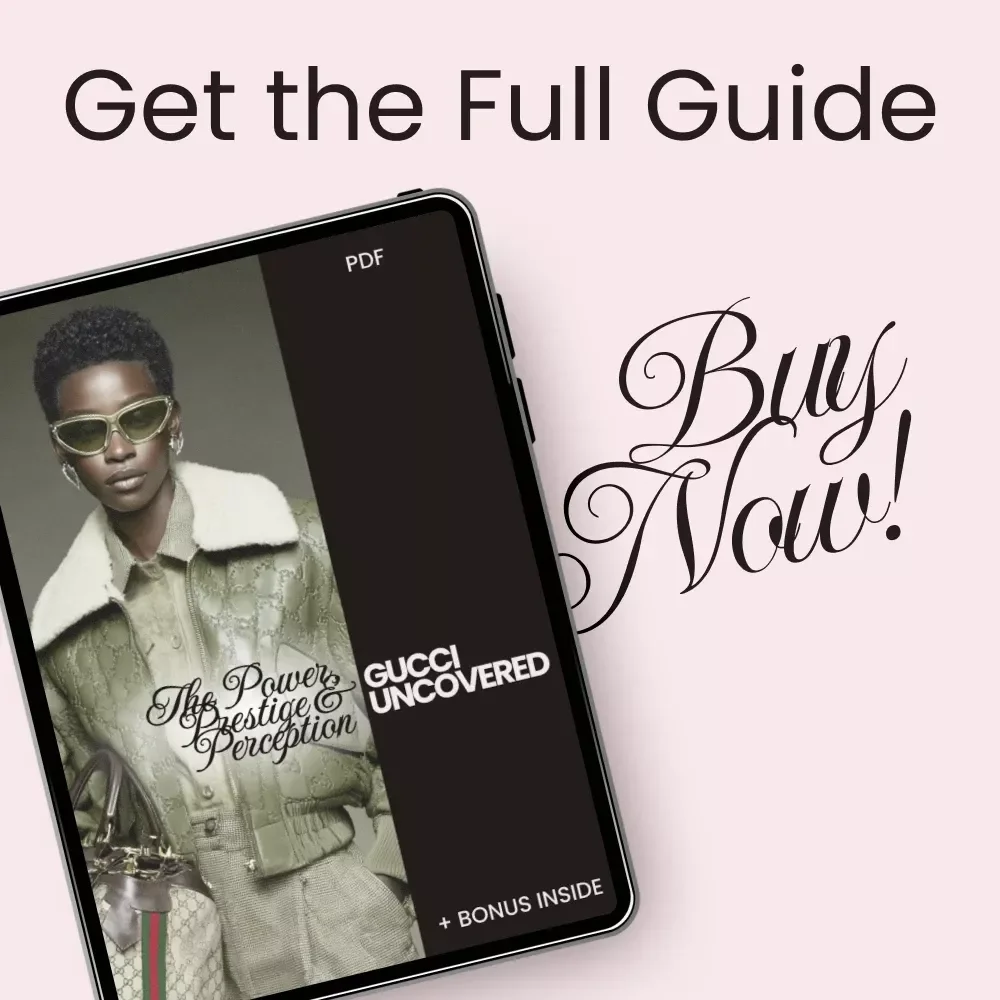 Gucci Uncovered: The Power, Prestige & Perception – gucci brand reputation explained eBook, Luxury Fashion Marketing Guide, Brand Psychology & Prestige Strategy Digital Download