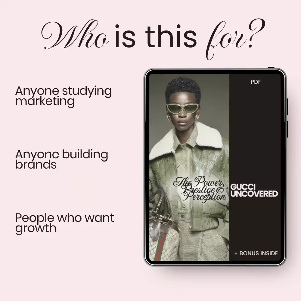 Gucci Uncovered: The Power, Prestige & Perception – gucci brand reputation explained eBook, Luxury Fashion Marketing Guide, Brand Psychology & Prestige Strategy Digital Download