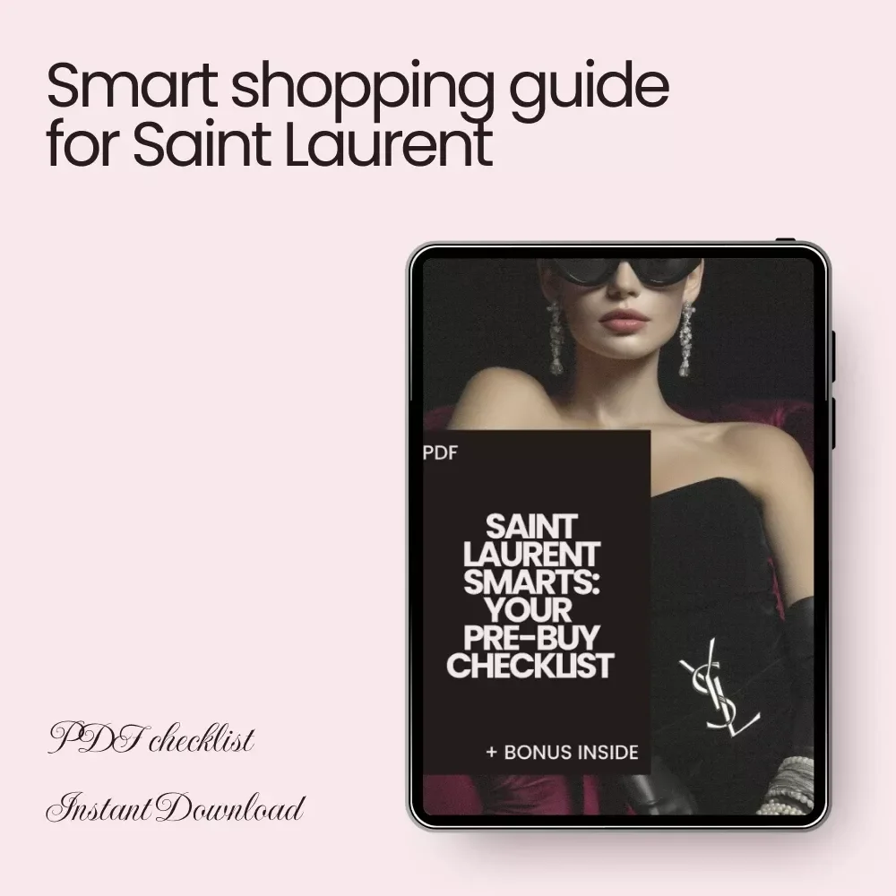 Saint Laurent Smarts: Your Pre-Buy Checklist - Ultimate Guide for Buying Saint Laurent Bags, Shoes & Apparel