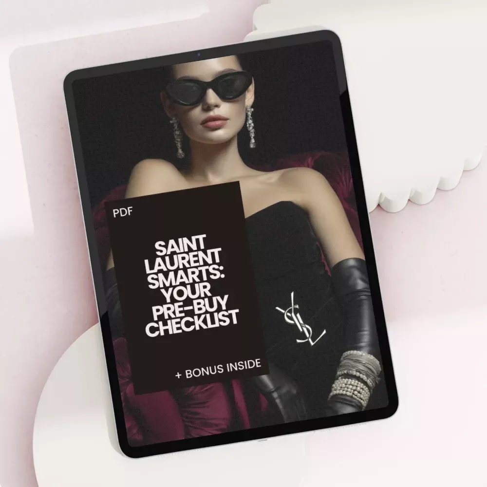 Saint Laurent Smarts: Your Pre-Buy Checklist - Ultimate Guide for Buying Saint Laurent Bags, Shoes & Apparel