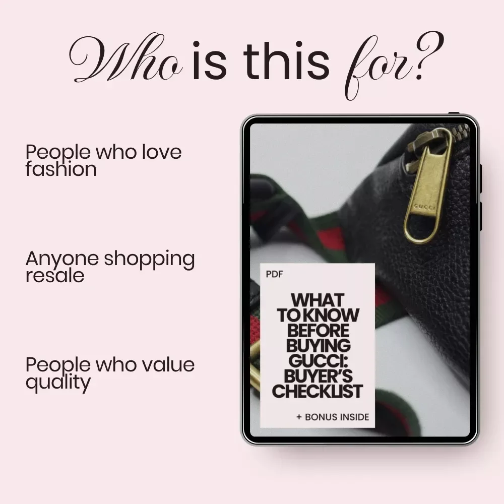 What to Know Before Buying Gucci: Buyer’s Checklist – Luxury Fashion Guide & Digital Download | what to know before buying gucci