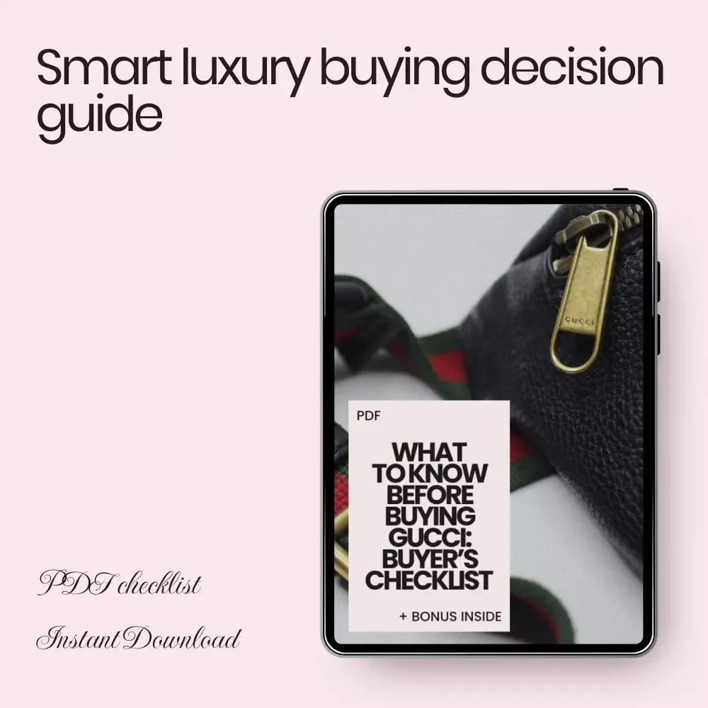 What to Know Before Buying Gucci: Buyer’s Checklist – Luxury Fashion Guide & Digital Download | what to know before buying gucci
