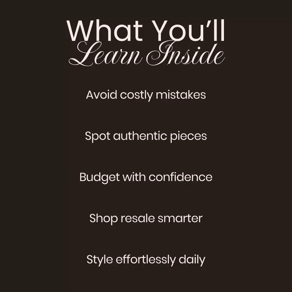 Before You Dior: The Insider’s Guide to Smart Luxury Shopping | What to Know Before Buying Dior eBook | Designer Bag & Authenticity Checklist | Digital Download