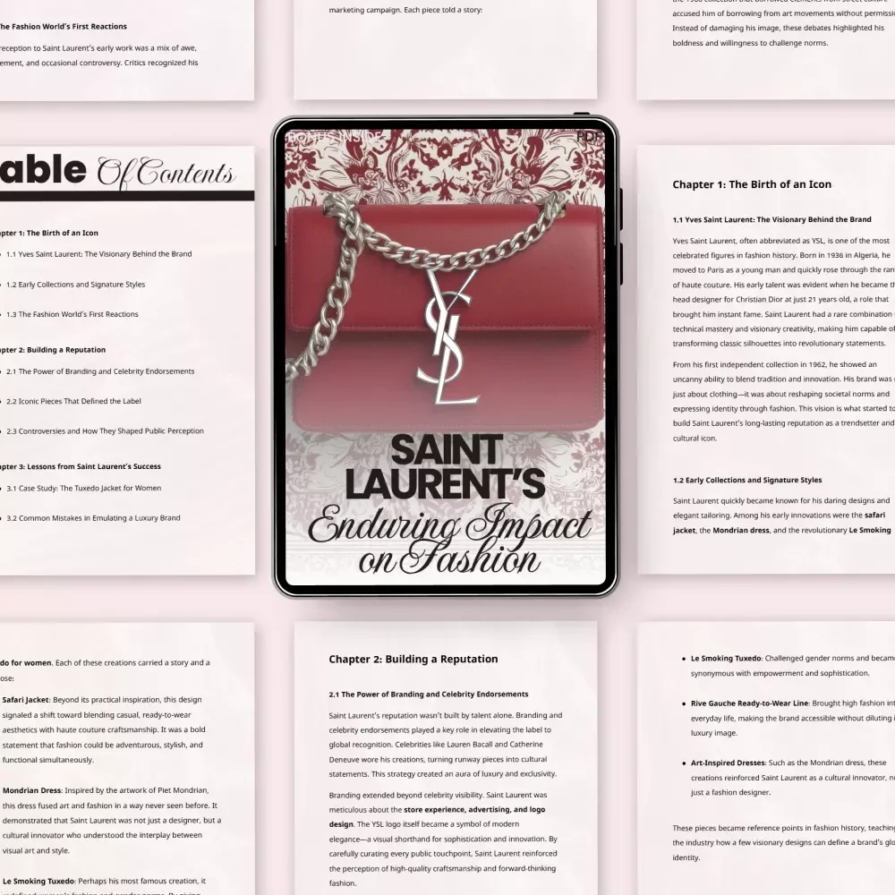 Saint Laurent’s Enduring Impact on Fashion: A Complete Guide to Yves Saint Laurent's Legacy in Fashion