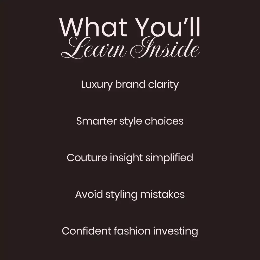 Decoding Dior: What Makes the Iconic Brand Different – Luxury Fashion eBook Guide on how dior differs from Chanel, Gucci & Louis Vuitton
