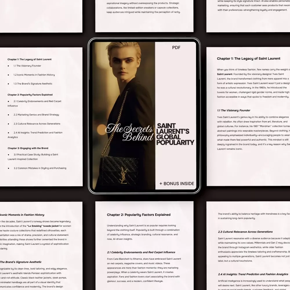 The Secrets Behind Saint Laurent’s Global Popularity - Guide to Why Saint Laurent is Popular