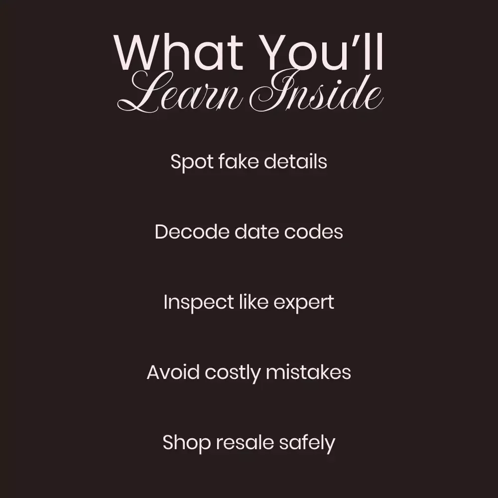 Dior Decoded: Your Guide to Authenticating the Icon – Complete dior brand check explained eBook for Luxury Bag Authentication, Logos, Date Codes & Craftsmanship Inspection