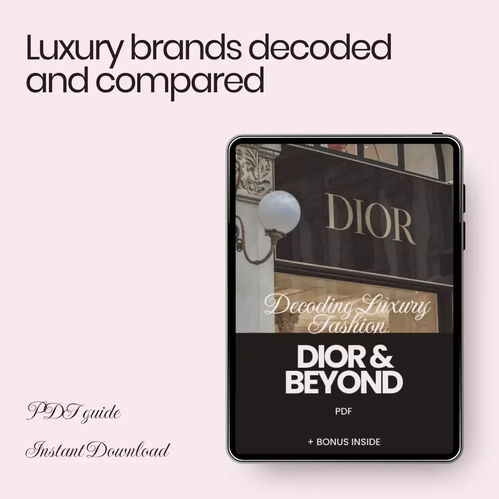 Dior & Beyond: Decoding Luxury Fashion – The Ultimate Guide on how dior compares to other luxury Brands, Chanel vs Gucci vs Louis Vuitton Analysis, Luxury Branding Insights Digital Download
