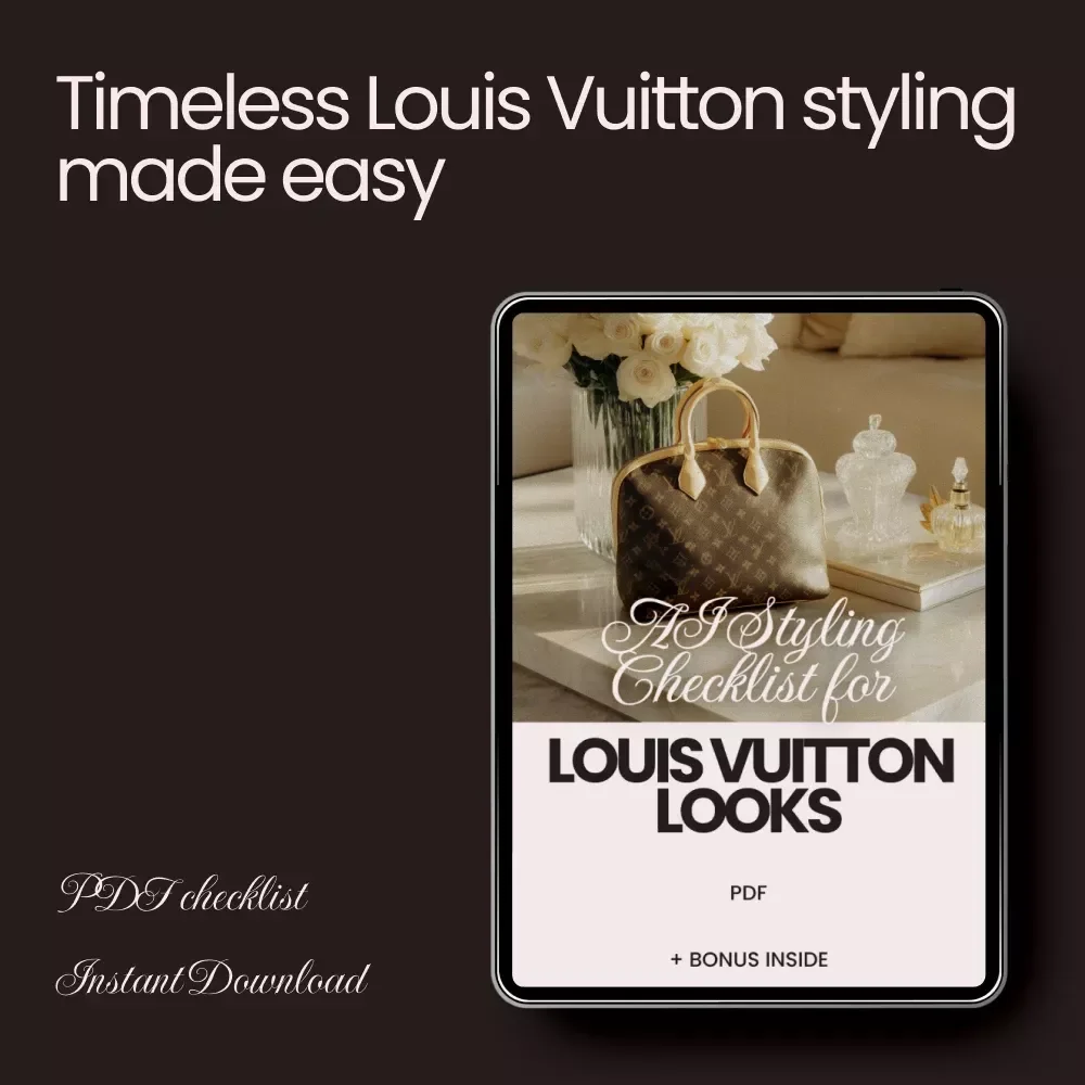 AI Styling Checklist for Louis Vuitton Looks: AI Suggestions for Louis Vuitton Style Guide