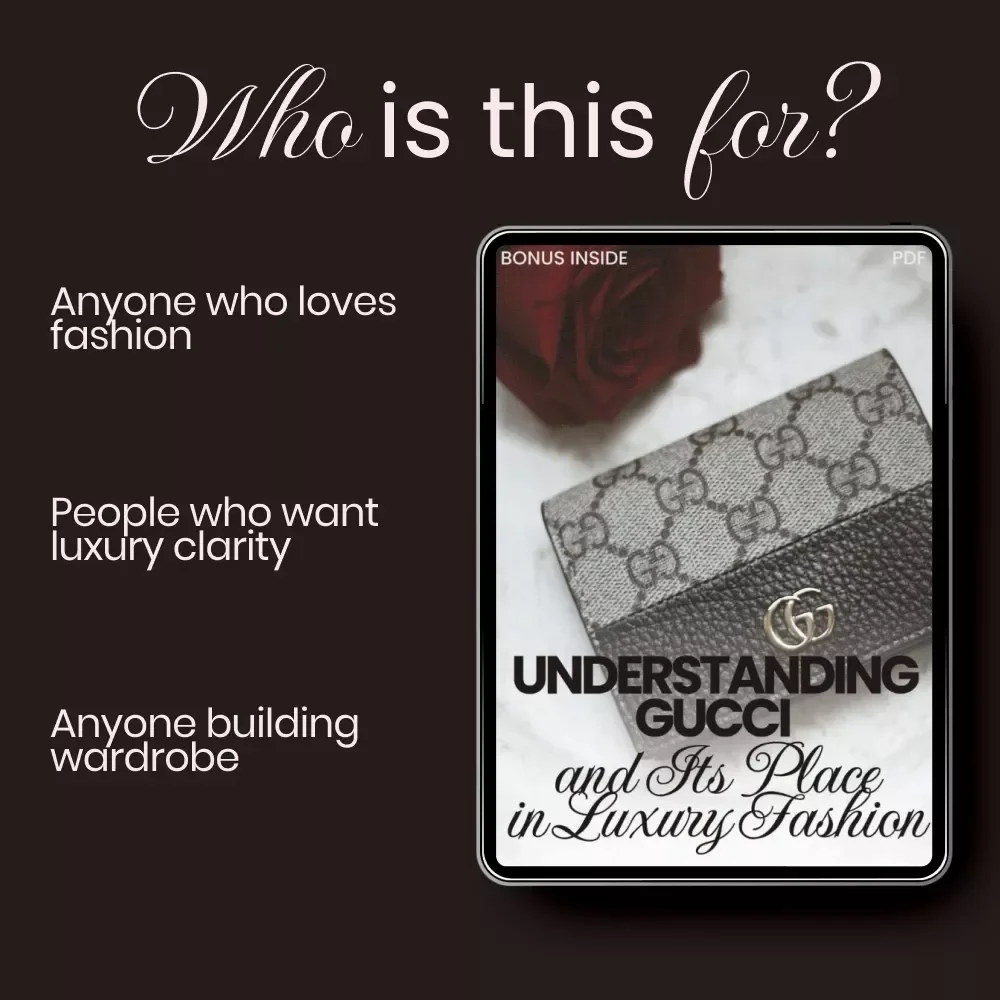 Understanding Gucci and Its Place in Luxury Fashion – Complete Guide to Gucci Compared to Other Brands, Luxury Brand Analysis & Smart Fashion Investment eBook
