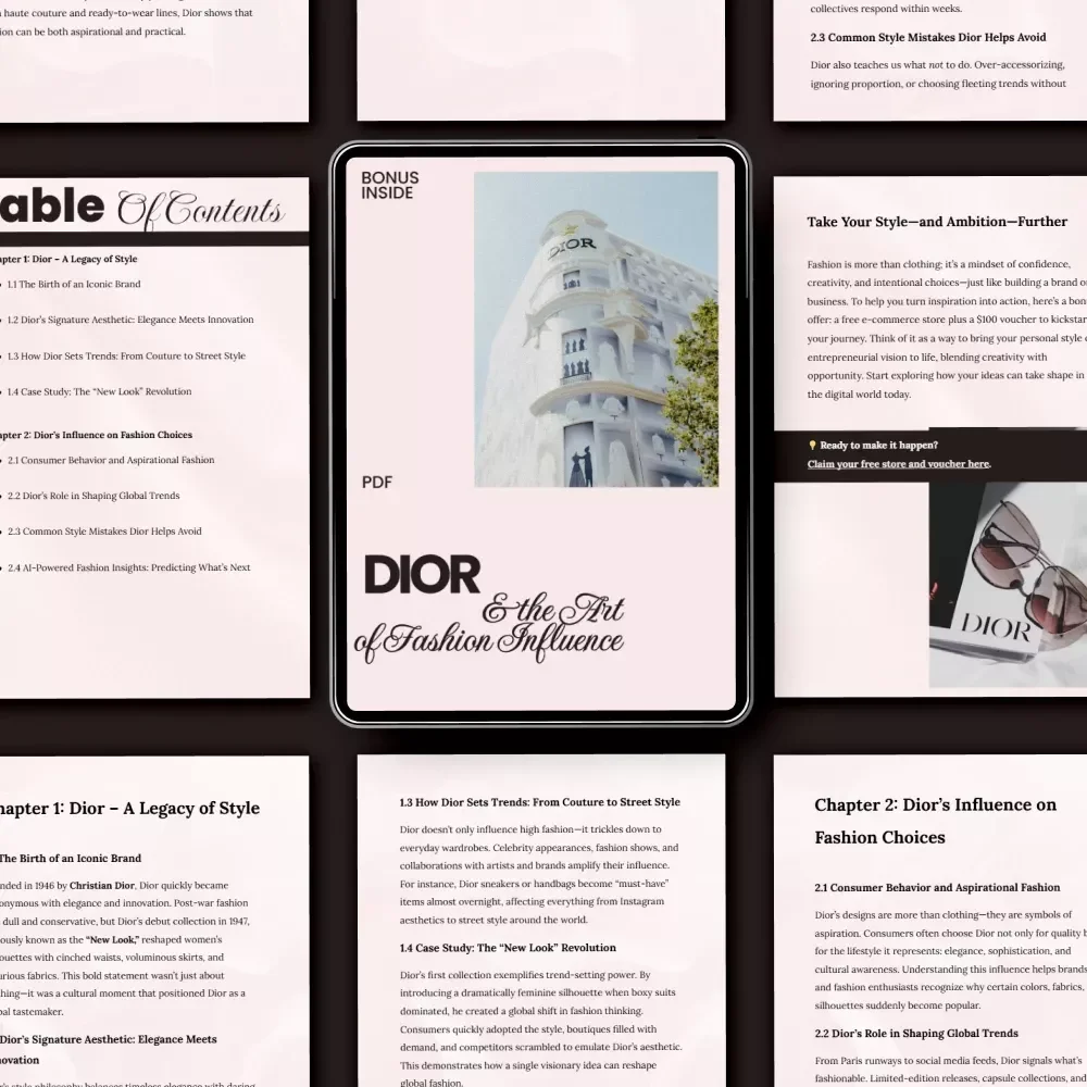 Dior & the Art of Fashion Influence Guide: Learn How Dior Shapes Fashion Choices