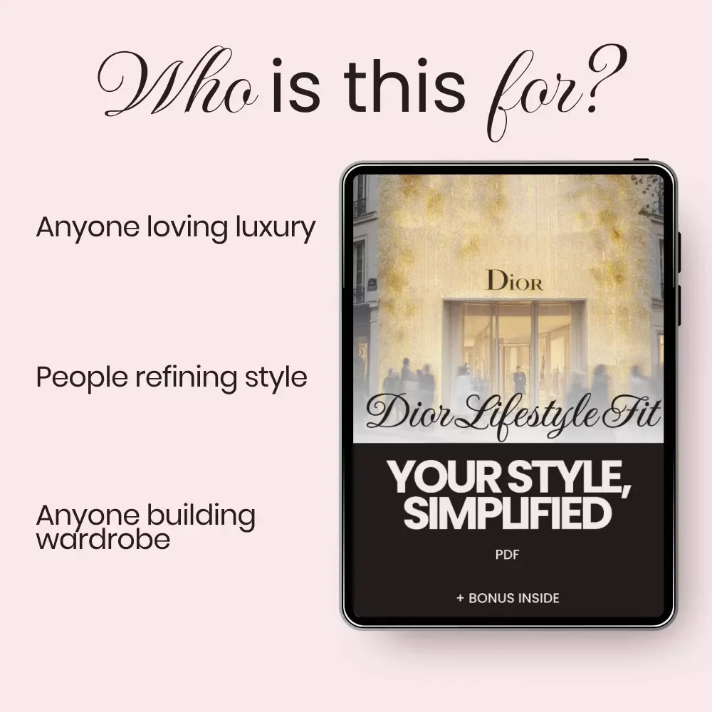Dior Lifestyle Fit: Your Style, Simplified – dior lifestyle fit explained simply eBook Guide to Building a Chic Capsule Wardrobe