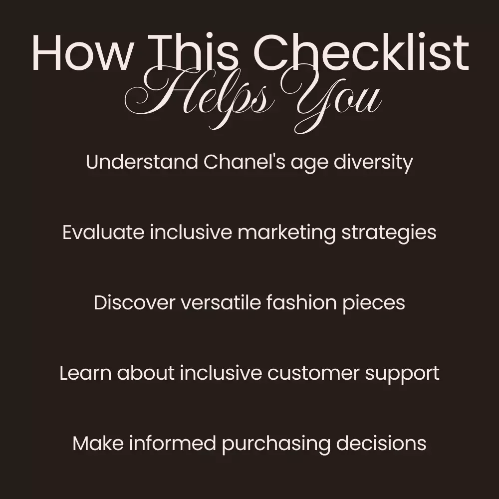 Chanel Age Inclusivity: A Buyer’s Checklist - Discover How Chanel Embraces Customers of All Ages