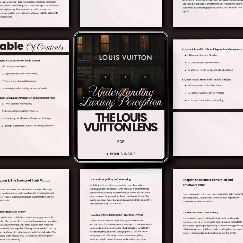 The Louis Vuitton Lens: Understanding Luxury Perception - Guide to Luxury Branding and Perception