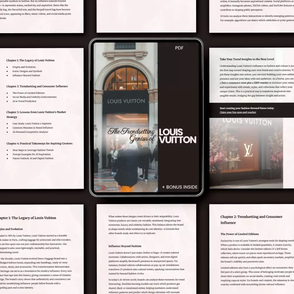 The Trendsetting Genius of Louis Vuitton: A Digital Guide to the Brand's Influence on Fashion Trends