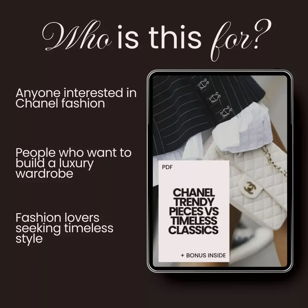 Chanel Trendy Pieces vs Timeless Classics Checklist - Smart Fashion Guide