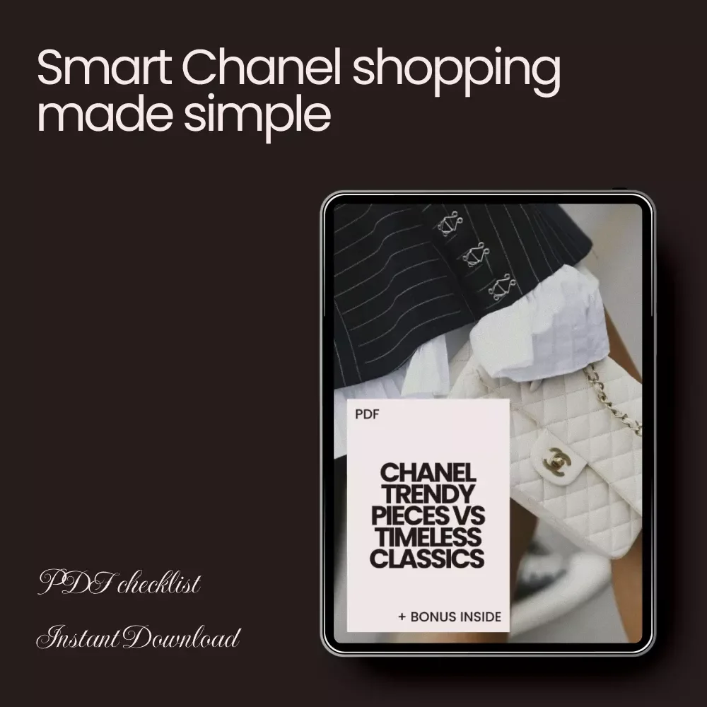 Chanel Trendy Pieces vs Timeless Classics Checklist - Smart Fashion Guide