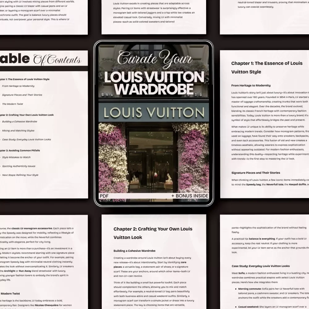Curate Your Louis Vuitton Wardrobe: The Ultimate Louis Vuitton Style Guide for Modern Looks