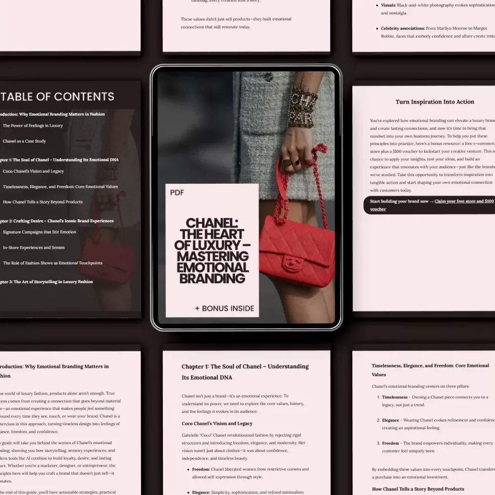 Chanel: The Heart of Luxury – Mastering Emotional Branding eBook – Unleash the Power of Chanel's Emotional Storytelling in Fashion