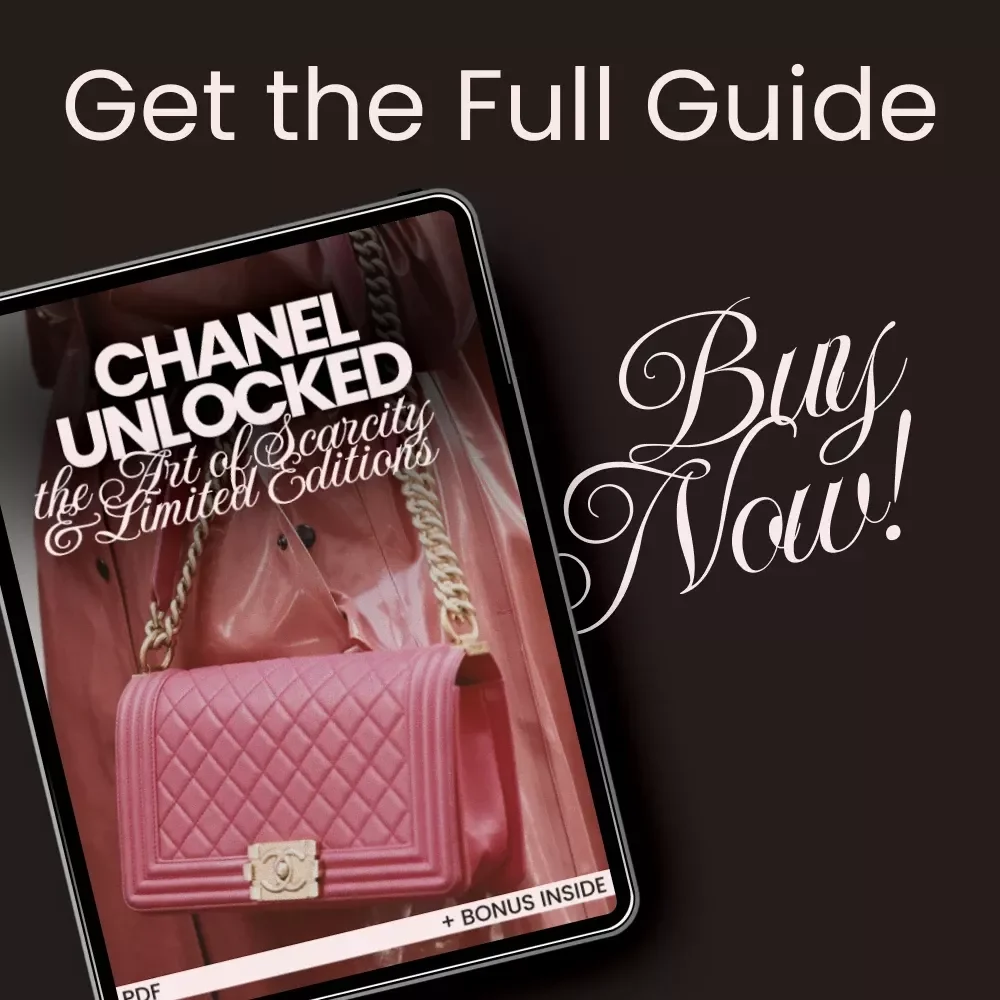 Chanel Unlocked: The Art of Scarcity & Limited Editions Guide - Learn the Secrets of Collecting Chanel Limited Edition Pieces