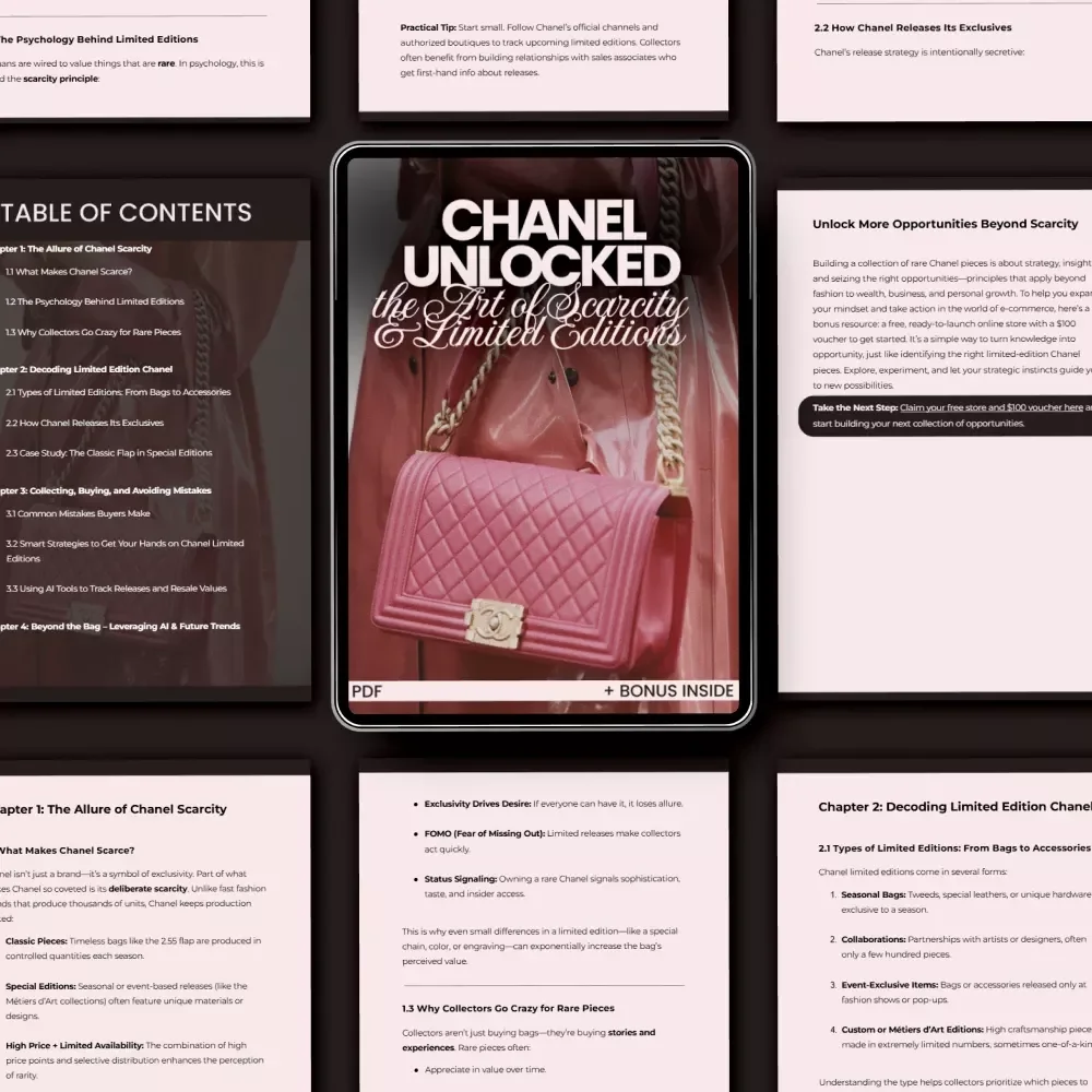 Chanel Unlocked: The Art of Scarcity & Limited Editions Guide - Learn the Secrets of Collecting Chanel Limited Edition Pieces
