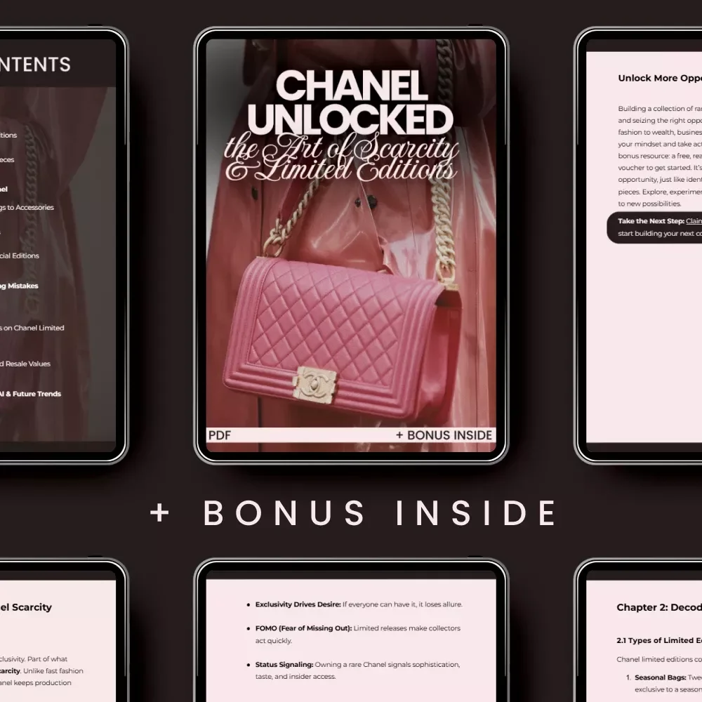 Chanel Unlocked: The Art of Scarcity & Limited Editions Guide - Learn the Secrets of Collecting Chanel Limited Edition Pieces