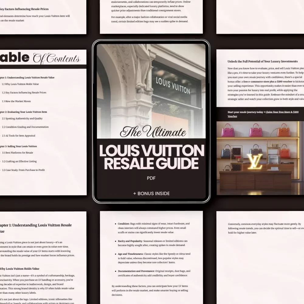 The Ultimate Louis Vuitton Resale Guide: Unlock the Secrets to Maximizing Your Louis Vuitton Resale Value