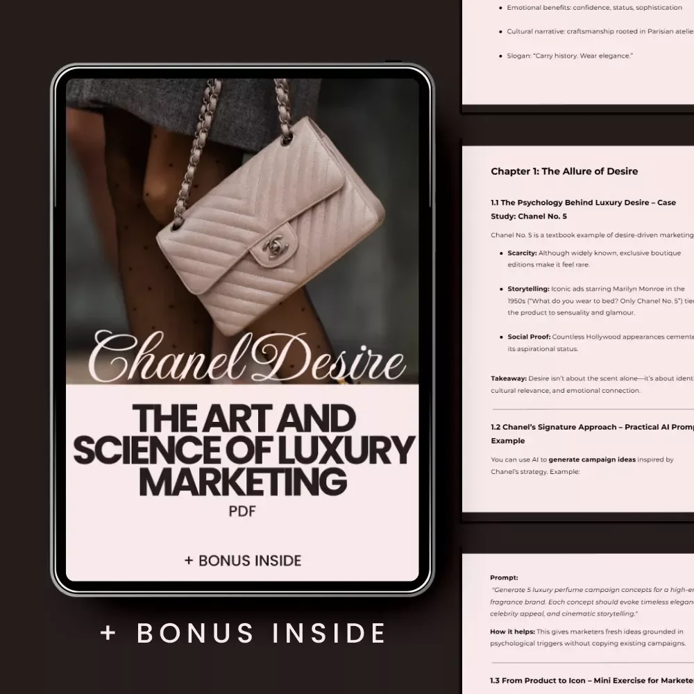 Chanel Desire: The Art and Science of Luxury Marketing – A Guide to Luxury Marketing Strategies
