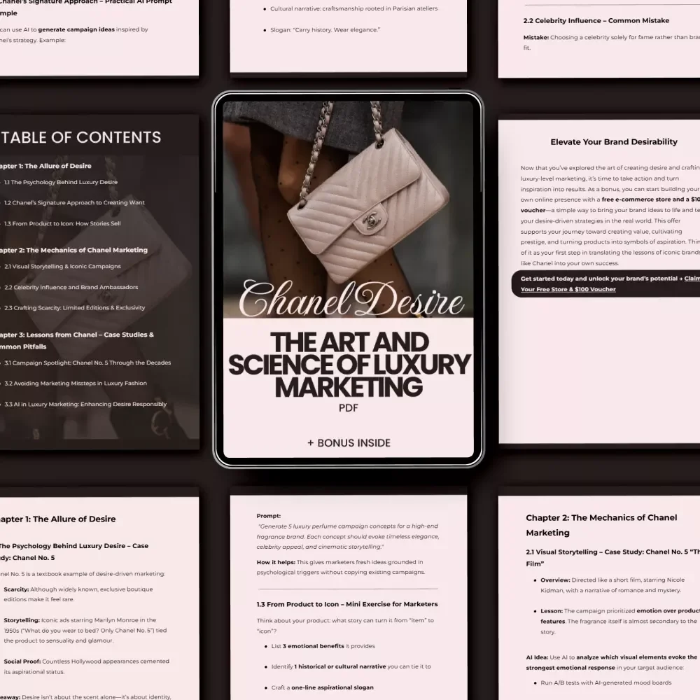 Chanel Desire: The Art and Science of Luxury Marketing – A Guide to Luxury Marketing Strategies
