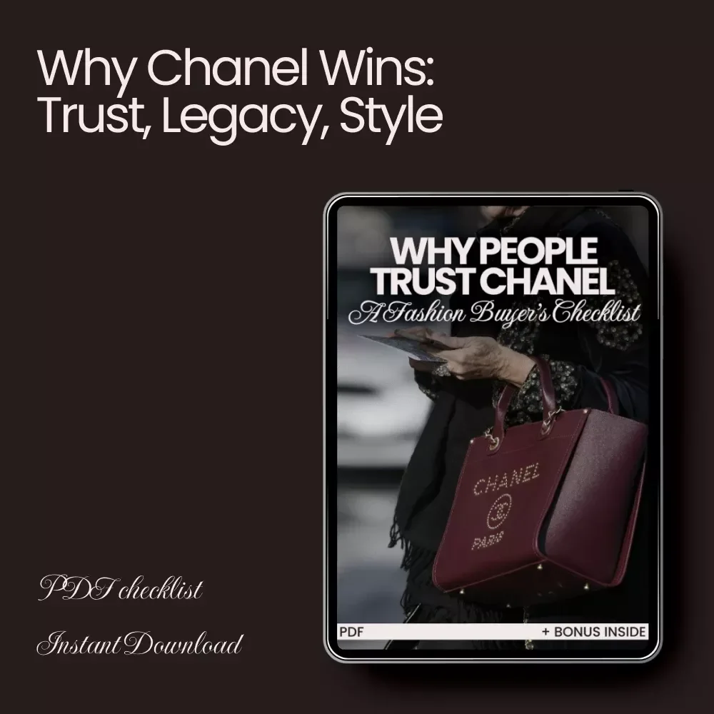 Why People Trust Chanel: A Fashion Buyer’s Checklist - Understand the Key Elements of Chanel’s Timeless Appeal