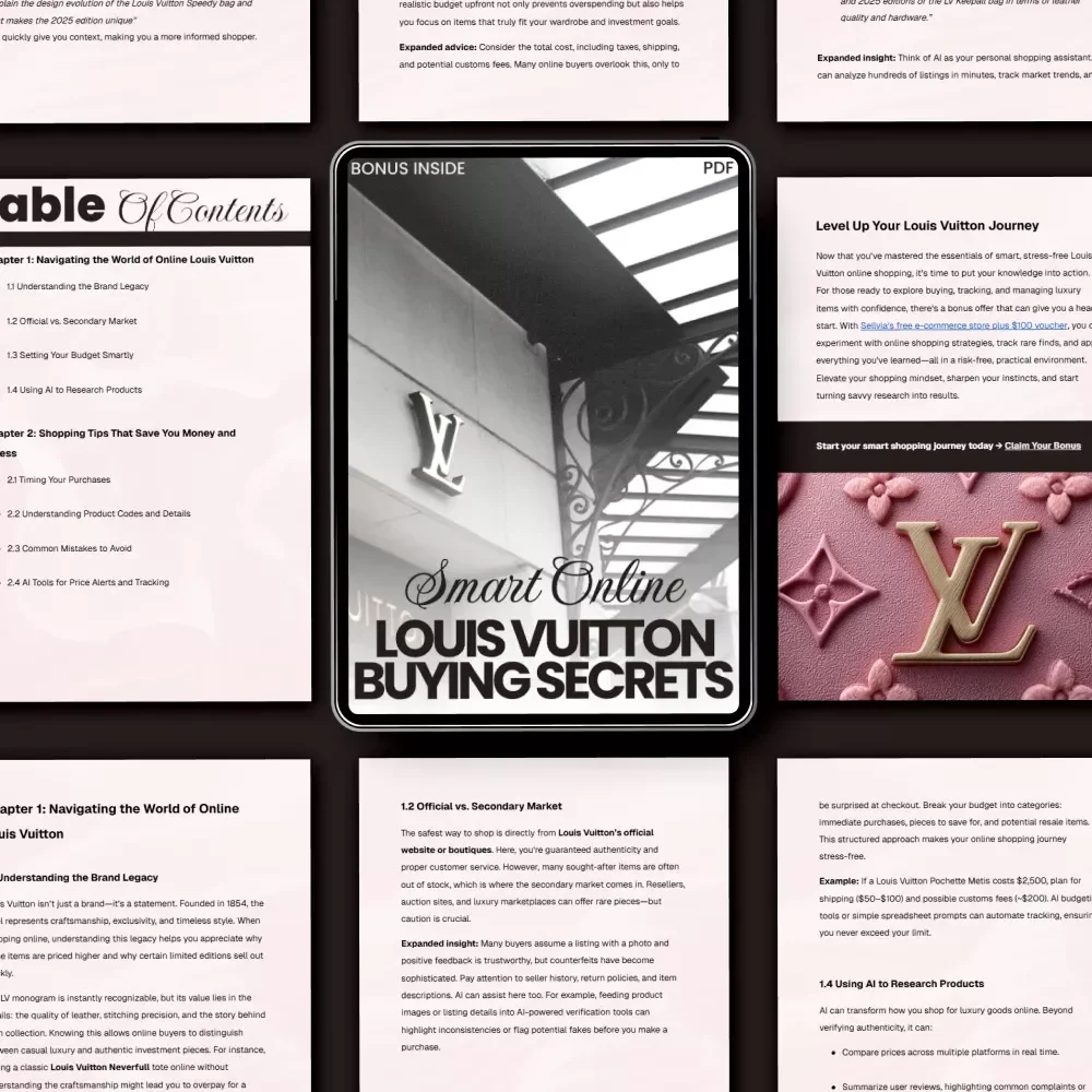 Smart Online Louis Vuitton Buying Secrets: The Ultimate Guide to Louis Vuitton Shopping Tips for Online Buyers