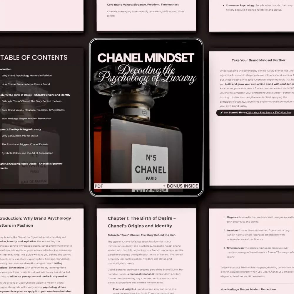 Chanel Mindset: Decoding the Psychology of Luxury – eBook Guide to Chanel Brand Psychology