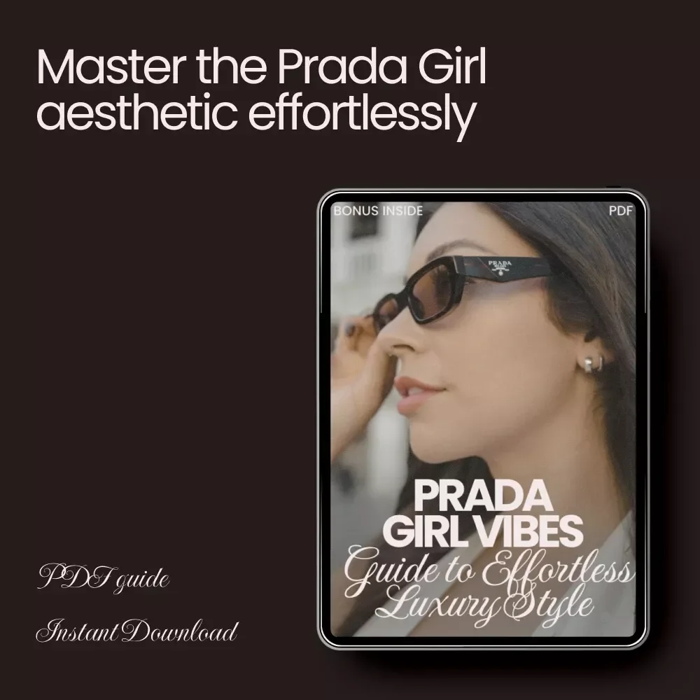 Prada Girl Vibes: Guide to Effortless Luxury Style - The Ultimate Digital Download for Aesthetic & Fashion Inspiration