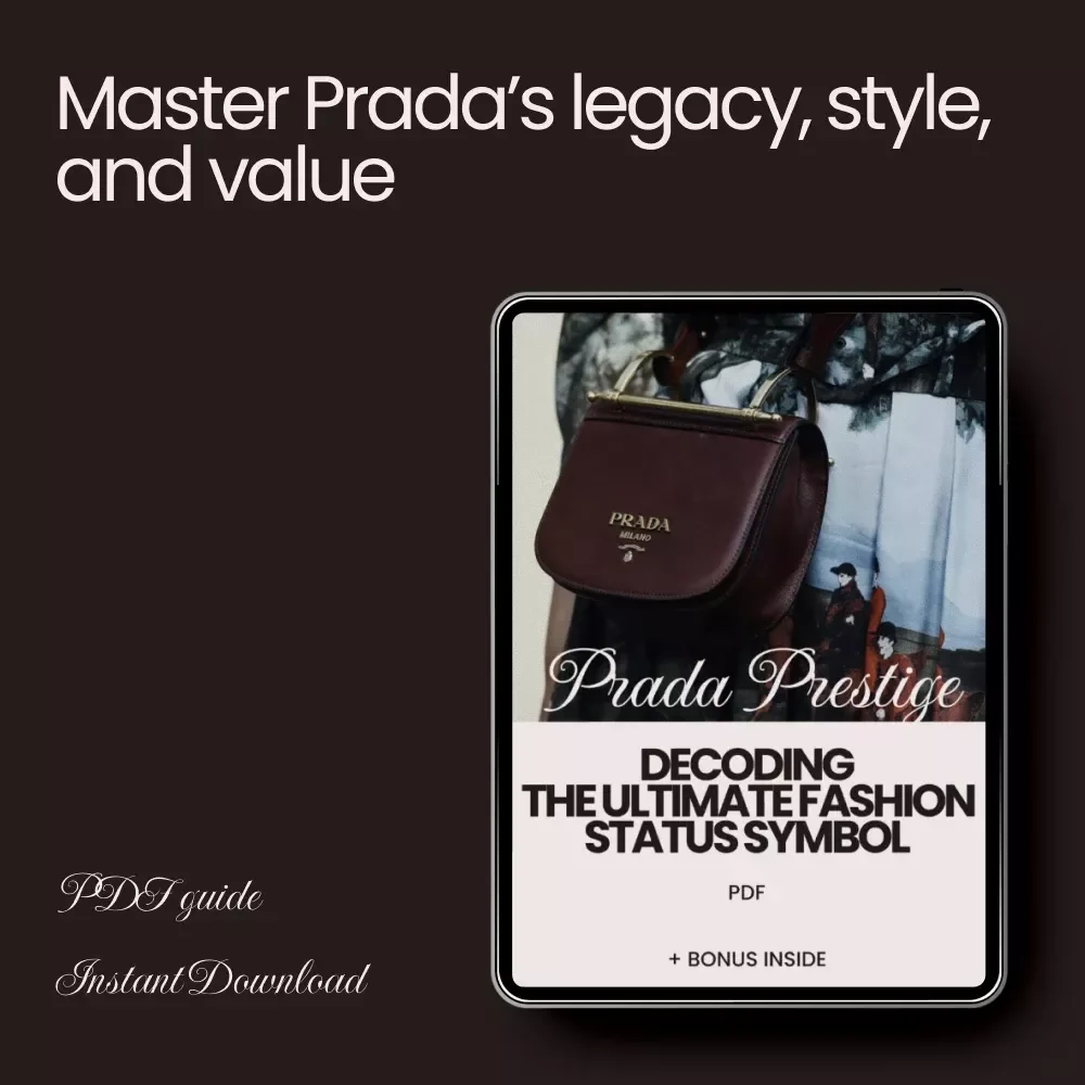 Prada Prestige: Decoding the Fashion Status Symbol Guide - Unveil the Secrets of the Iconic Brand