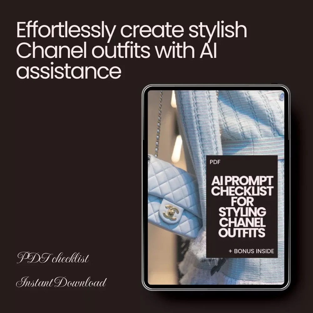 AI Prompt Checklist for Styling Chanel Outfits - A Must-Have Guide for AI Styling Inspiration
