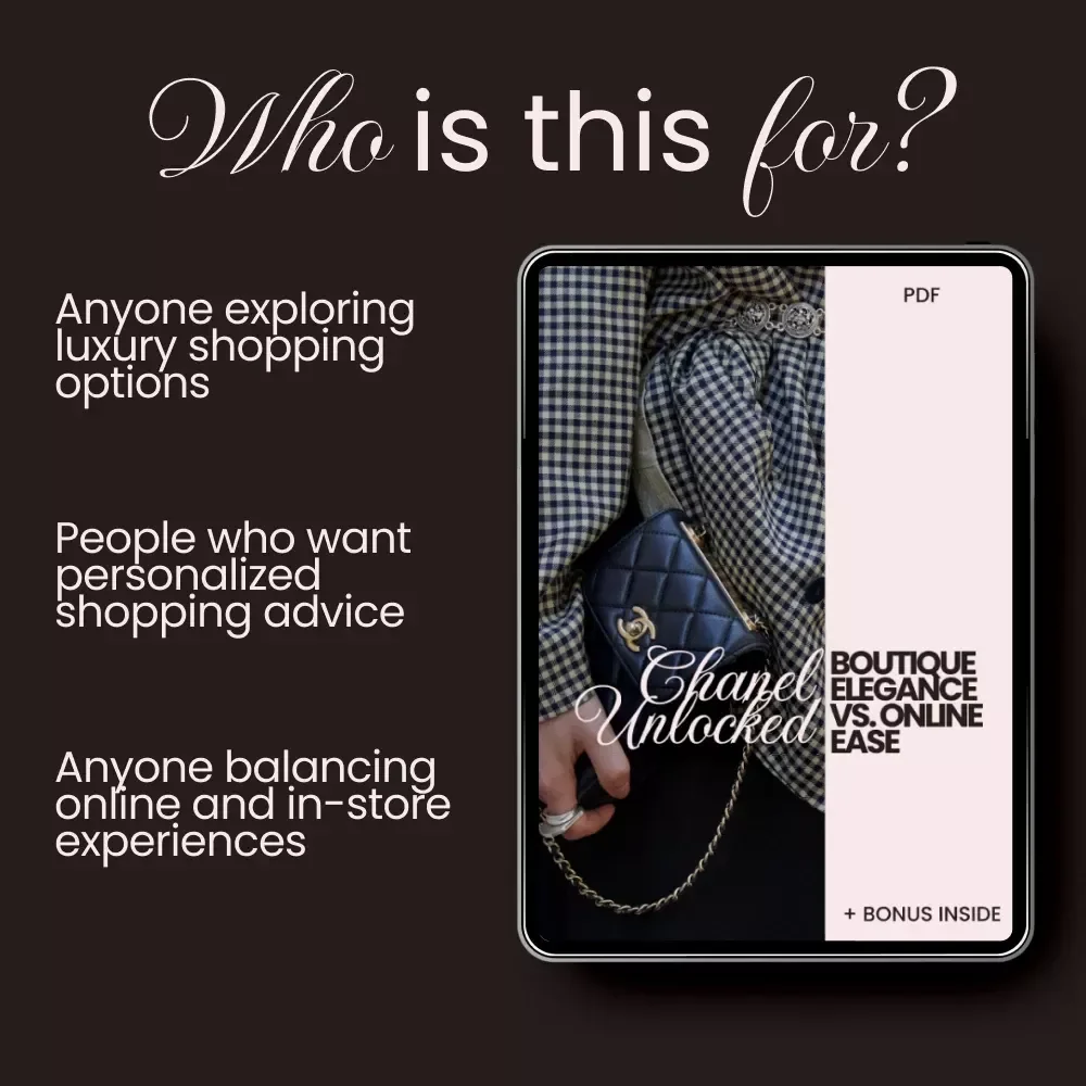 Chanel Unlocked: Boutique Elegance vs. Online Ease - The Ultimate Guide to Chanel Shopping