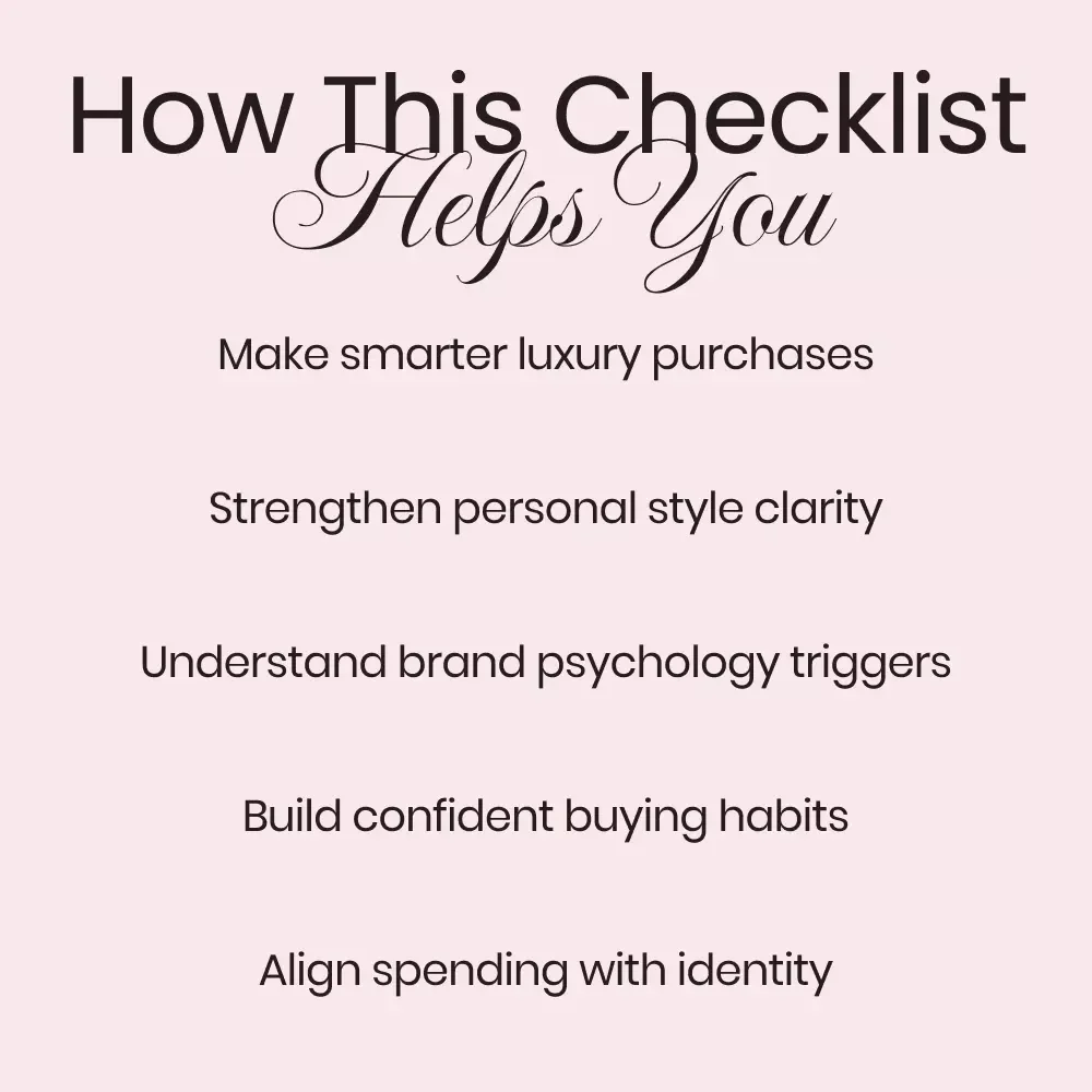 How Gucci Shapes Lifestyle Choices: A Buyer’s Checklist – Luxury Fashion Mindset Guide & Style Decision Planner Digital Download