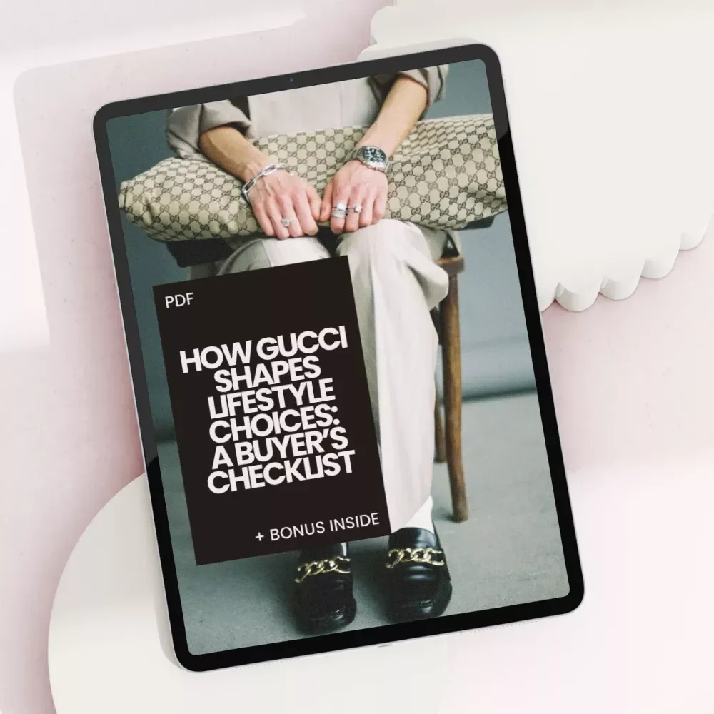 How Gucci Shapes Lifestyle Choices: A Buyer’s Checklist – Luxury Fashion Mindset Guide & Style Decision Planner Digital Download