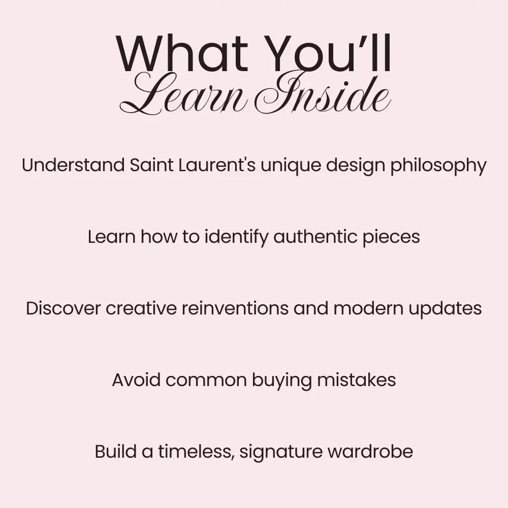 What Makes Saint Laurent Different: Discover the Secrets of Yves Saint Laurent’s Iconic Style and Legacy